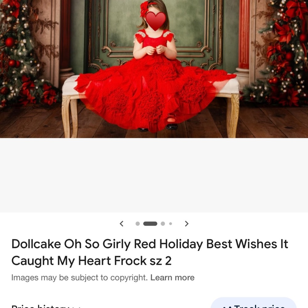 Dollcake Vibrant Red Lace Chemise